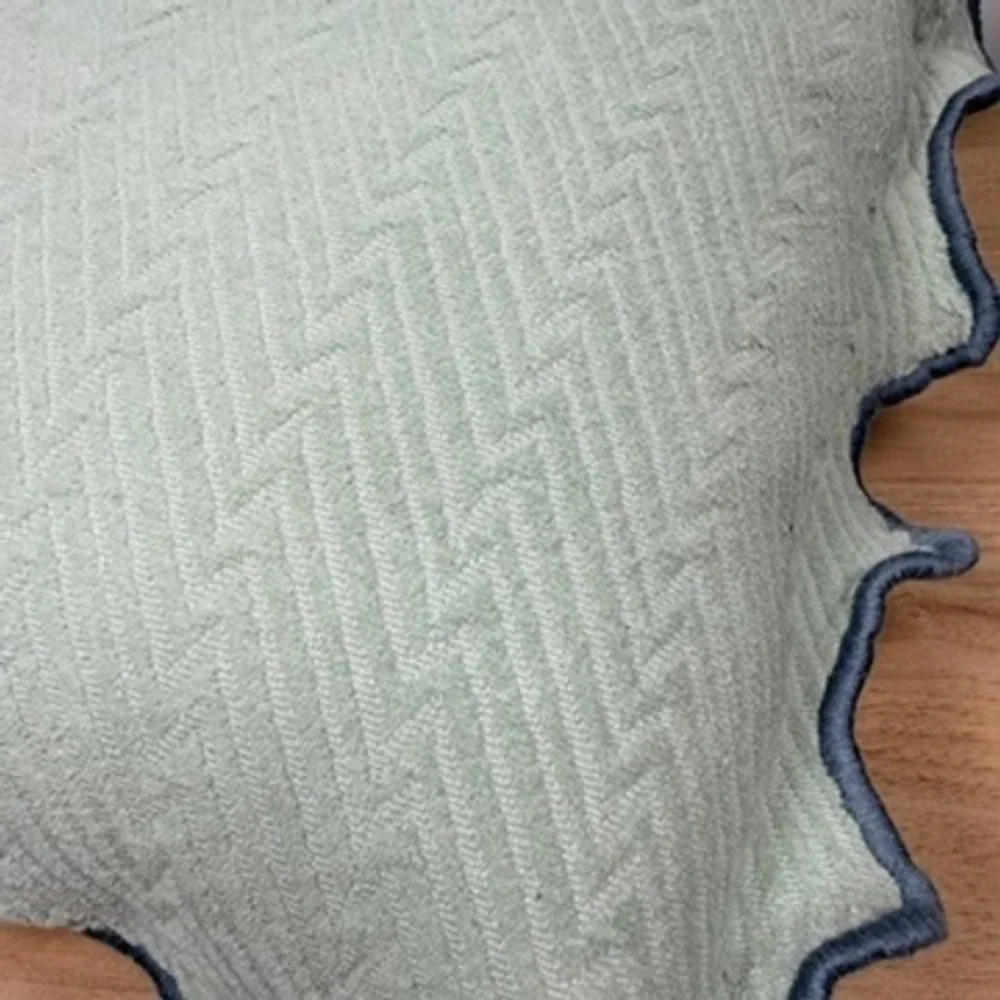 Threshold x Studio McGee Textured Herringbone Lumbar Pillow Sage Mirage 14x20